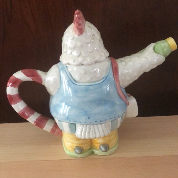 Vintage Fitz and Floyd 1993 Omnibus handpainted teapot - Picture 2 of 9